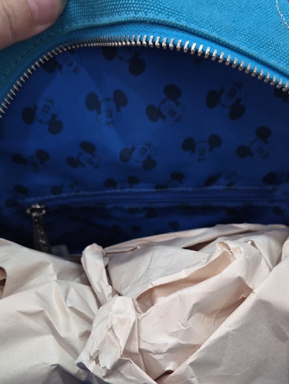 Disney Parks Loungefly Backpack with Multicolor Mickey Balloon Motif - Picture 14 of 14